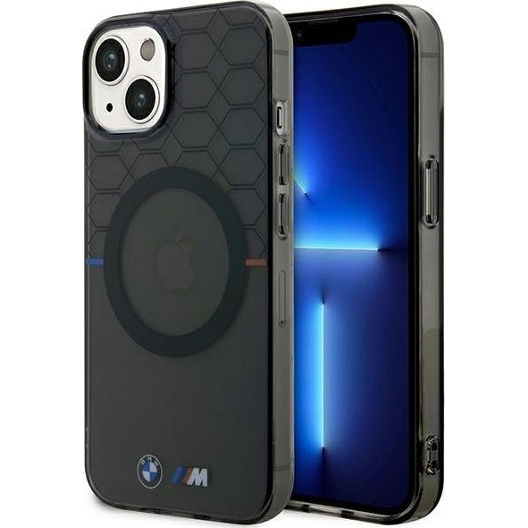 BMW BMW Pattern MagSafe - Etui iPhone 14 Plus (Szary) (BMHMP14MHGPK)-0