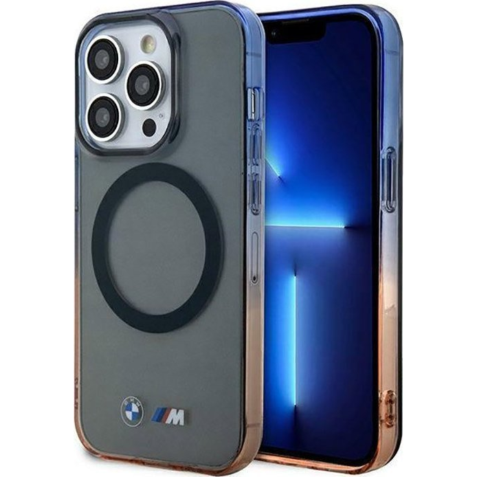 BMW BMW Gradient Bumper MagSafe - Etui iPhone 14 Pro Max (Szary) (BMHMP14XHTGE)-0
